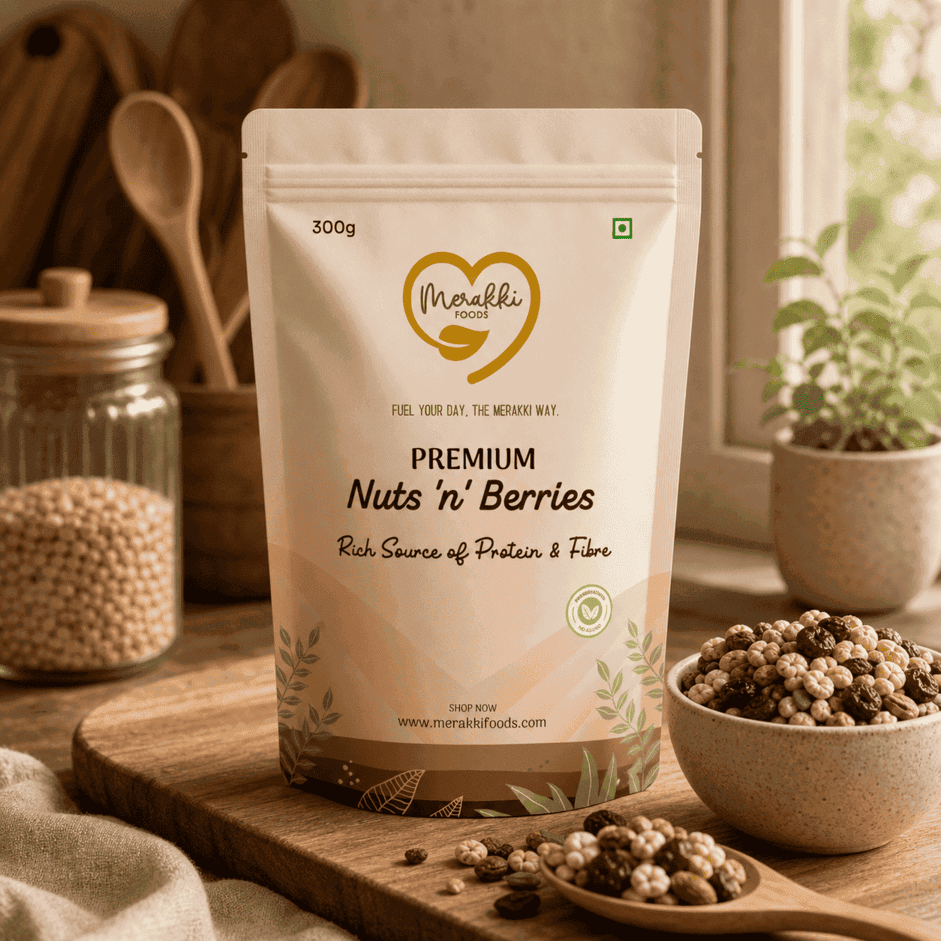 Merakki Power Mix Nuts & Berries (450G)